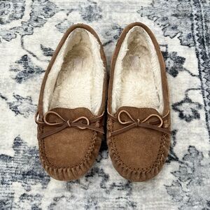 Cozy Brown Moccasin Slippers